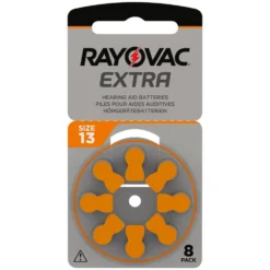 Rayovac Høreapparatbatterier Oransje ZA13 8-pk.