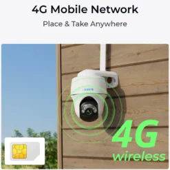 Reolink Go Series G430 - Utendørs 4G LTE Kamera 2K