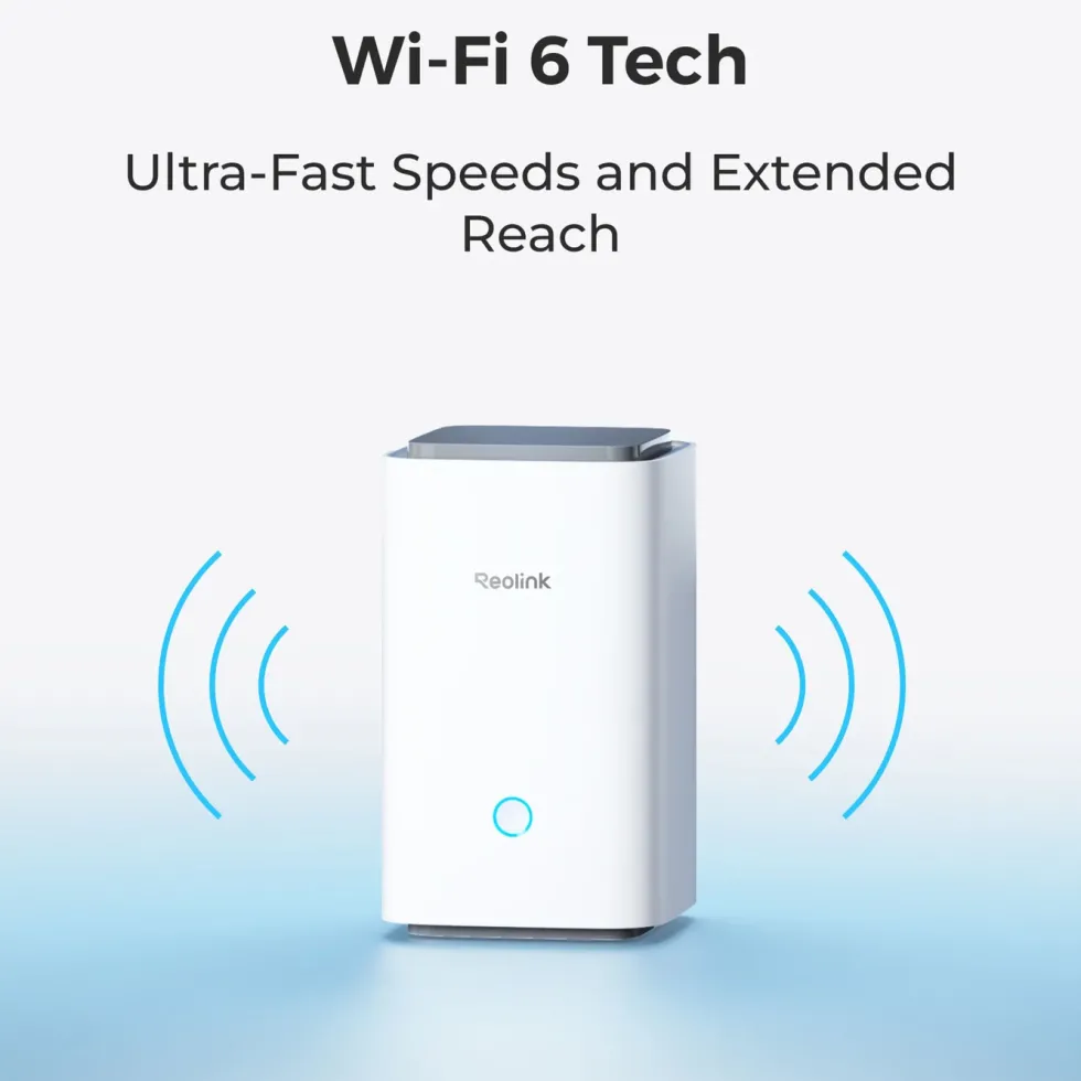 Reolink Home Hub med 2x Altas 2K-kameraer