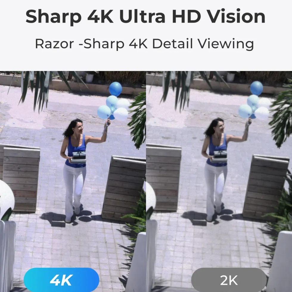 Reolink Home Hub med 4x Argus 3 Ultra 4K-kamera