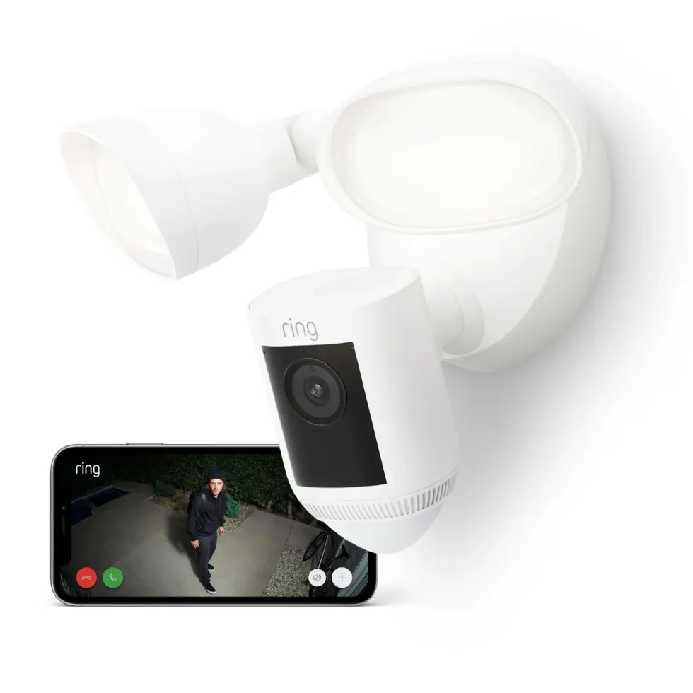 Ring Floodlight Cam Pro Hvit