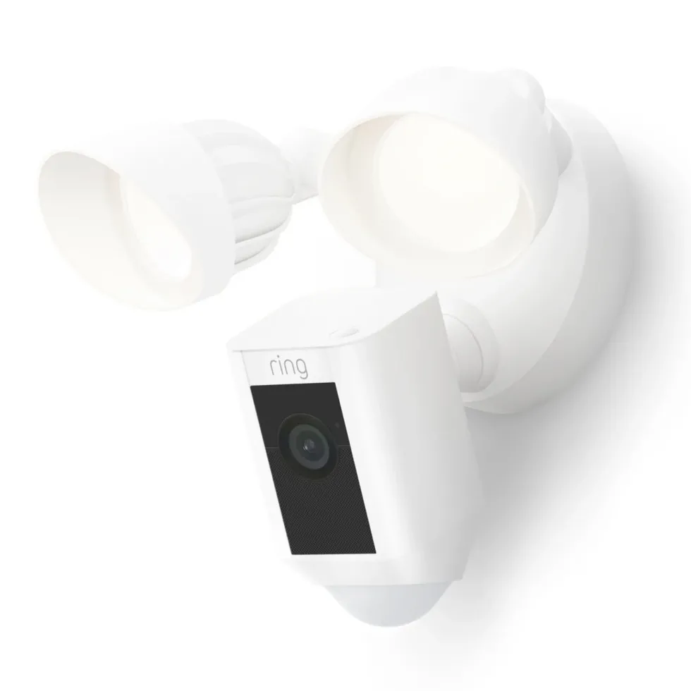Ring Floodlight Cam Wired Plus Hvit