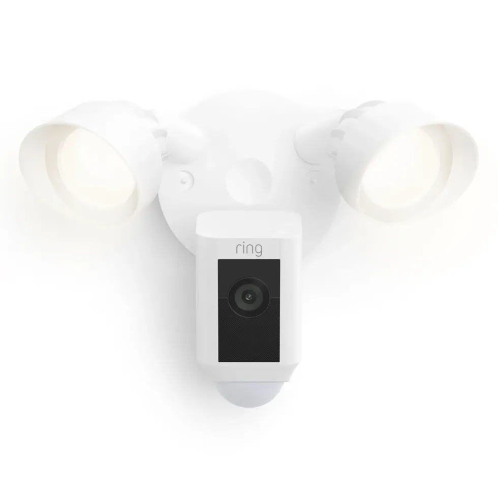 Ring Floodlight Cam Wired Plus Hvit