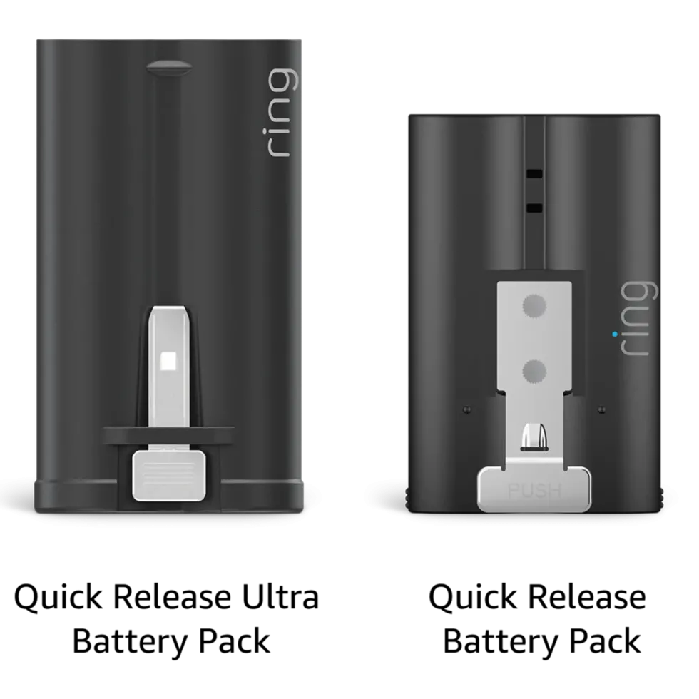 Ring Quick Release Ultra Battery Pack Svart