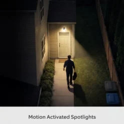 Ring Spotlight Cam Battery (2nd Gen) trådløst overvåkingskamera Svart