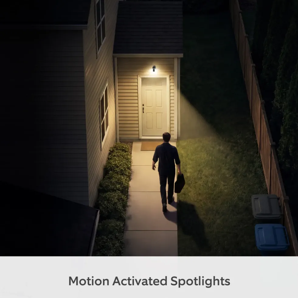 Ring Spotlight Cam Pro plug-in overvåkingskamera Hvit