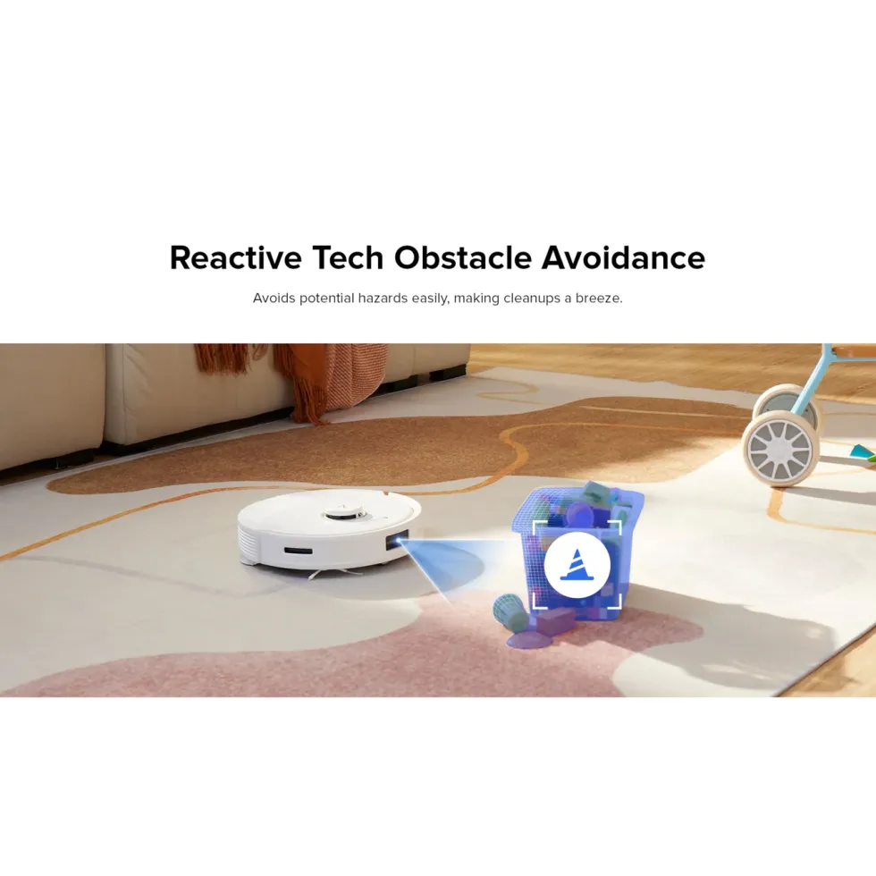 Roborock Q8 Max+ Helautomatisk robotstøvsuger Hvit