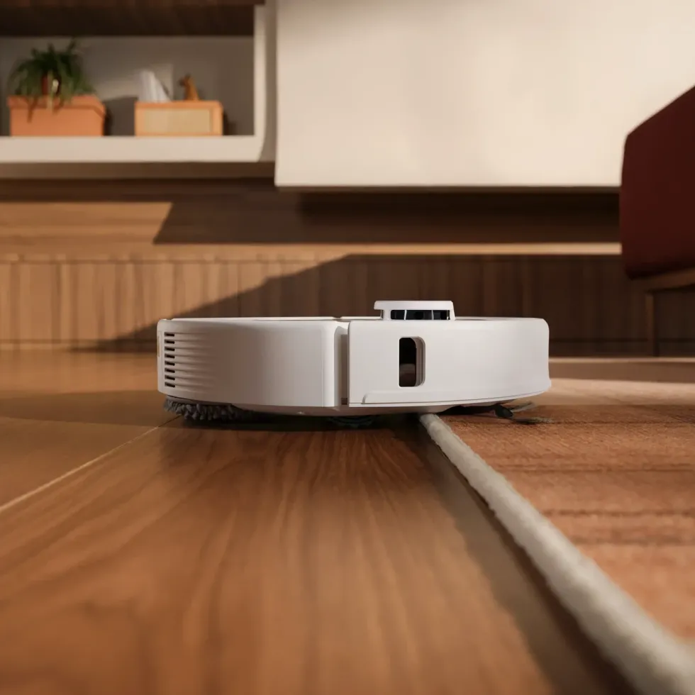 Roborock Qrevo S Pro robotstøvsuger med basestasjon Hvit