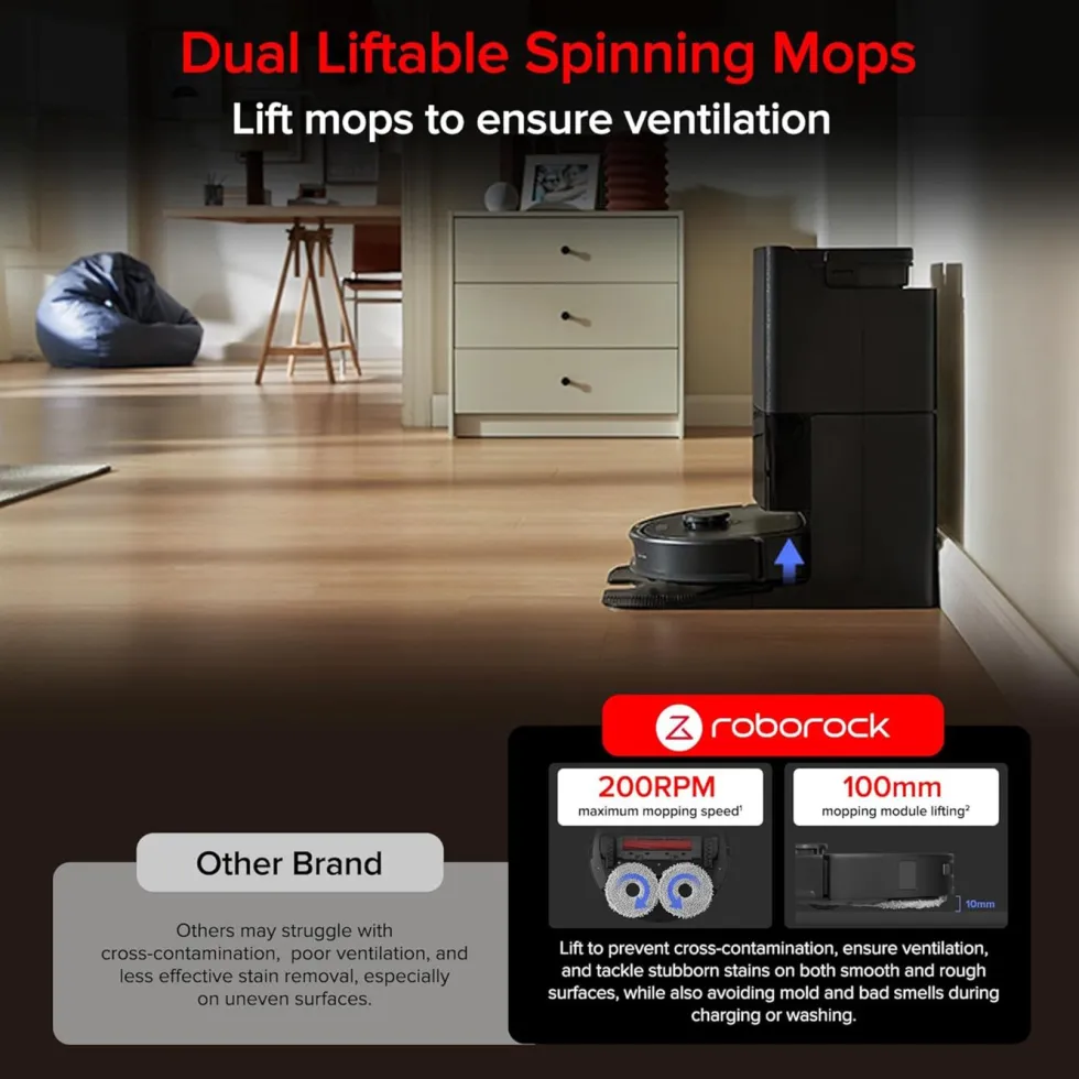 Roborock QR 798 robotstøvsuger Svart