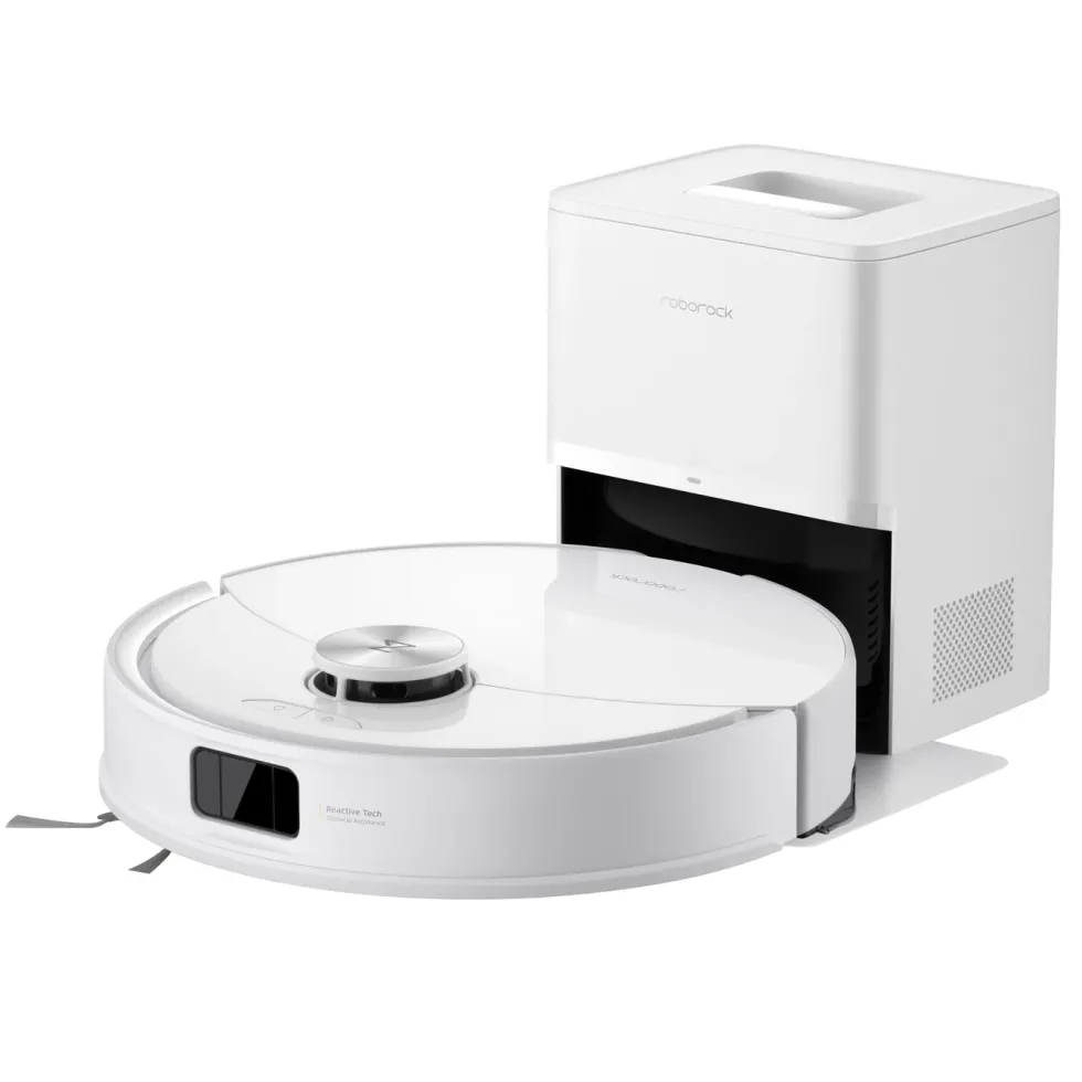 Roborock Q10 VF+ robotstøvsuger med basestasjon Hvit