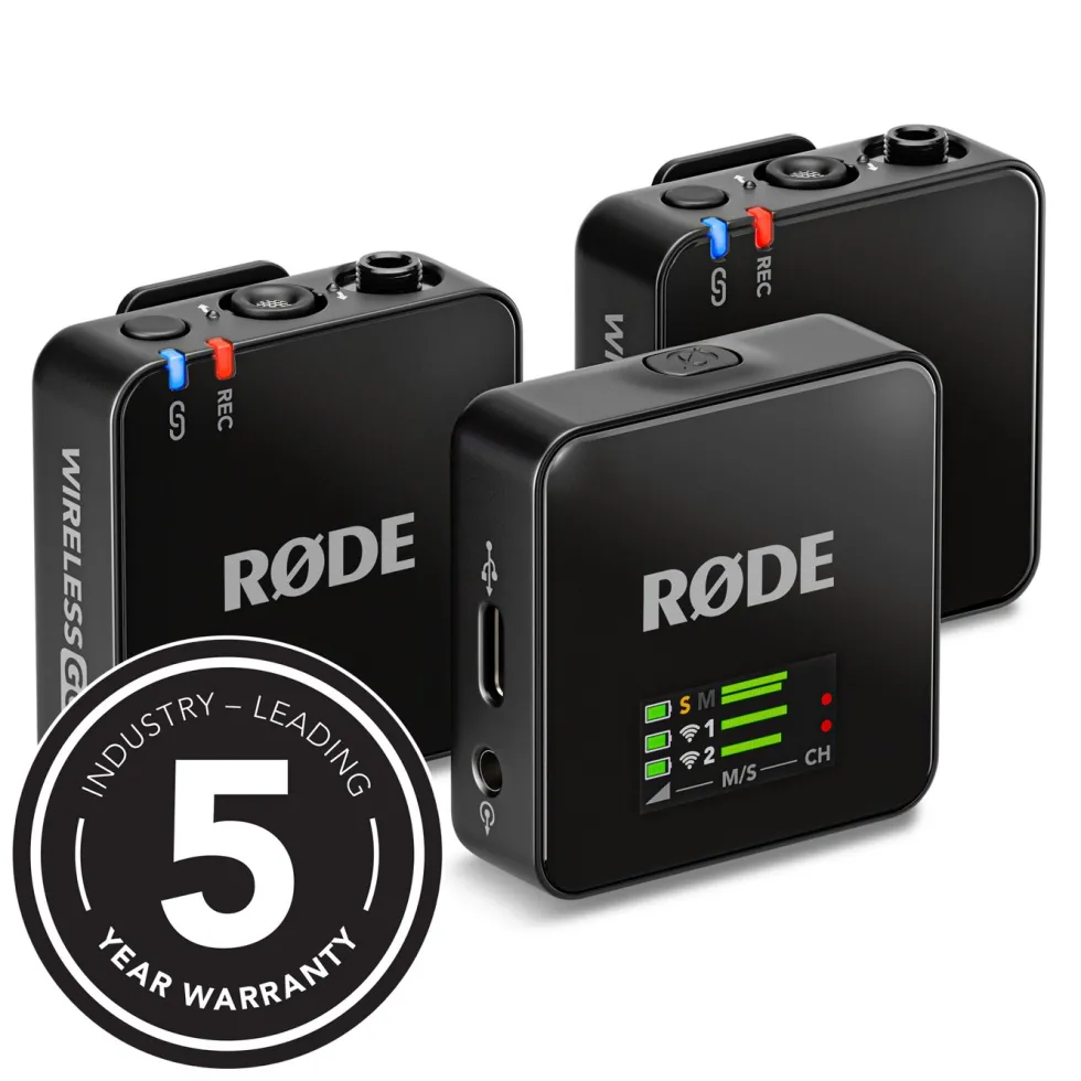 Rode Wireless GO Gen 3 Trådløst mikrofonsystem
