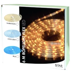 Ropelight Flex Lysslange 216 LED Varmhvit