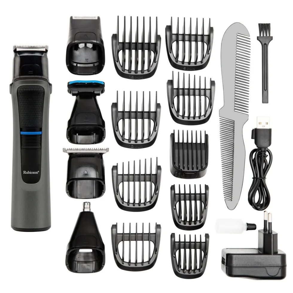 Rubicson Multitrimmer Shave & Trim – 15 tilbehør