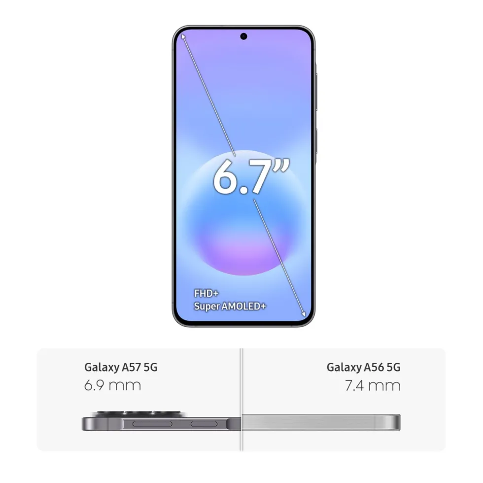 Samsung Galaxy A57 5G 128 GB Awesome Grey