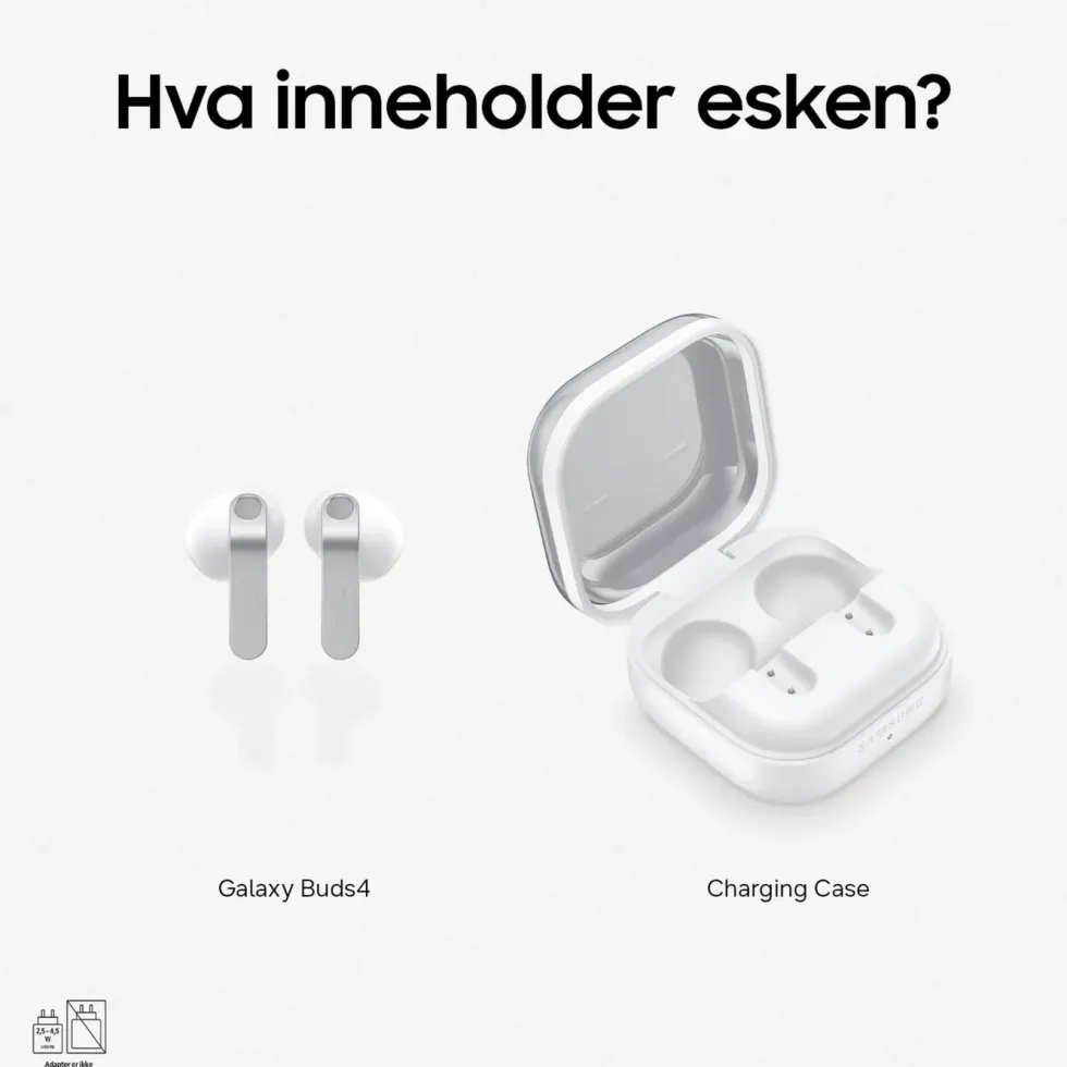 Samsung Galaxy Buds4 Hvit