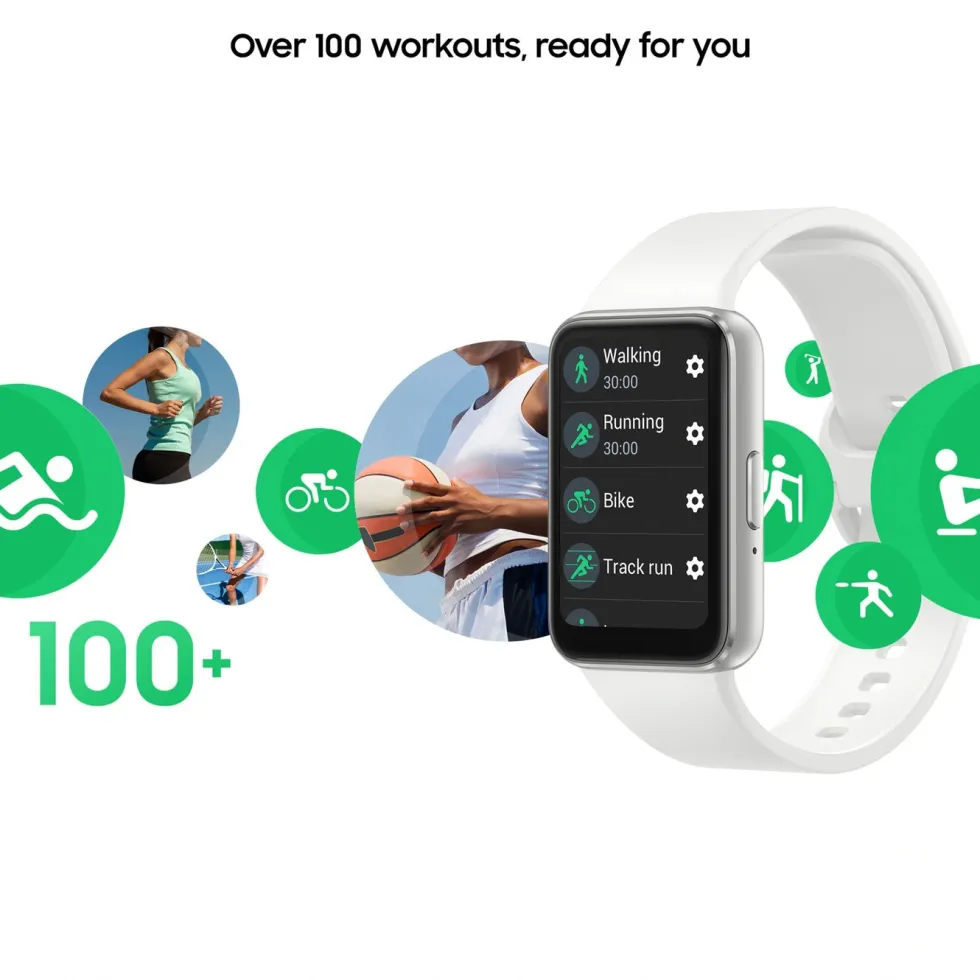 Samsung Galaxy Fit 3 Sølvfarget