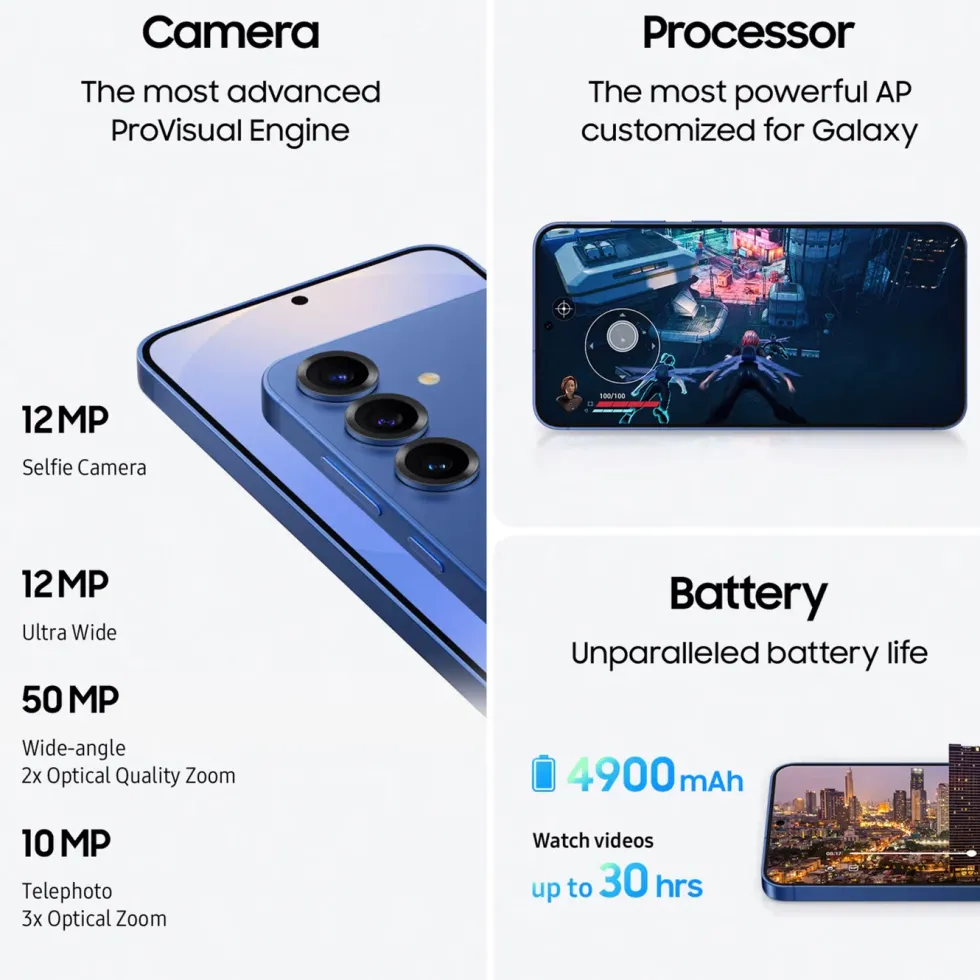 Samsung Galaxy S25+ 256 GB Sølv