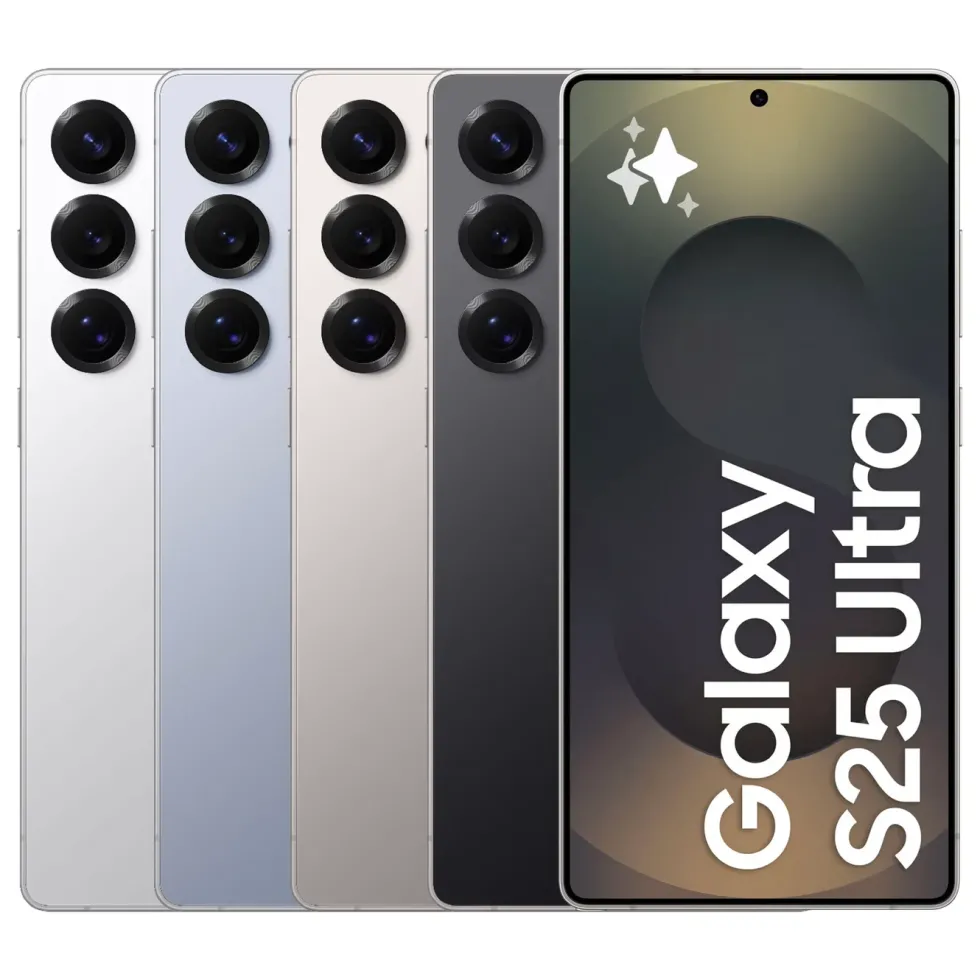 Samsung Galaxy S25 Ultra 256 GB Titan-sølvhvit
