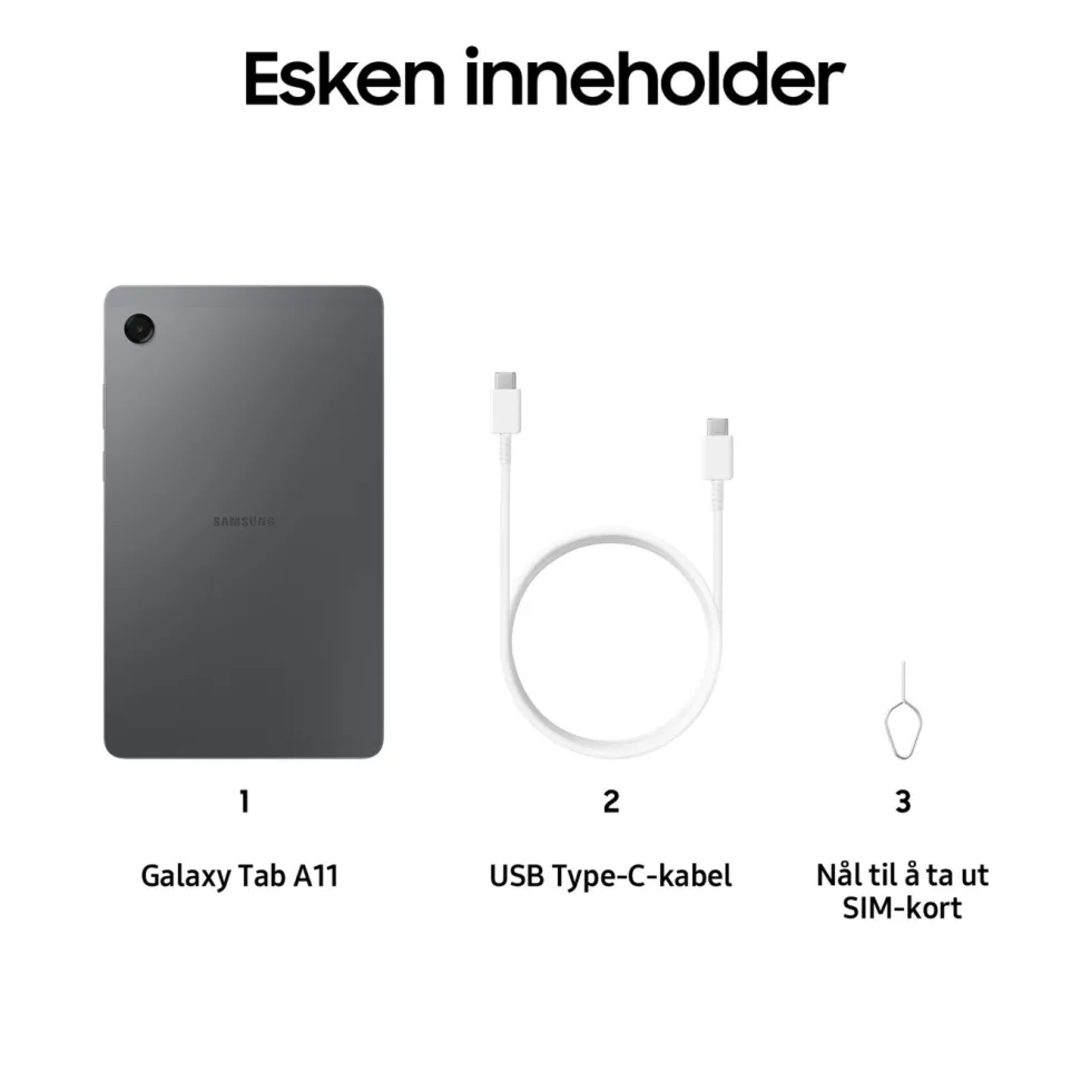 Samsung Galaxy Tab A11 8,7" nettbrett LTE 64 GB