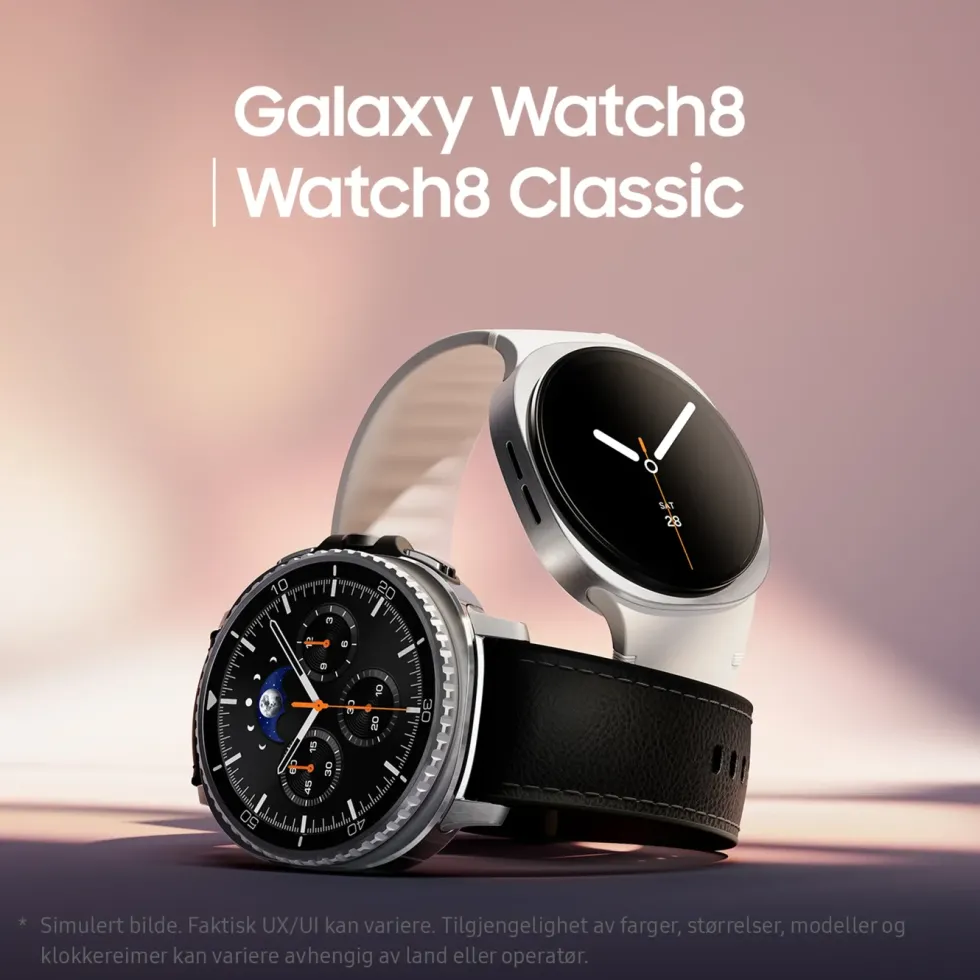 Samsung Galaxy Watch8 Classic 46mm Bluetooth Hvit