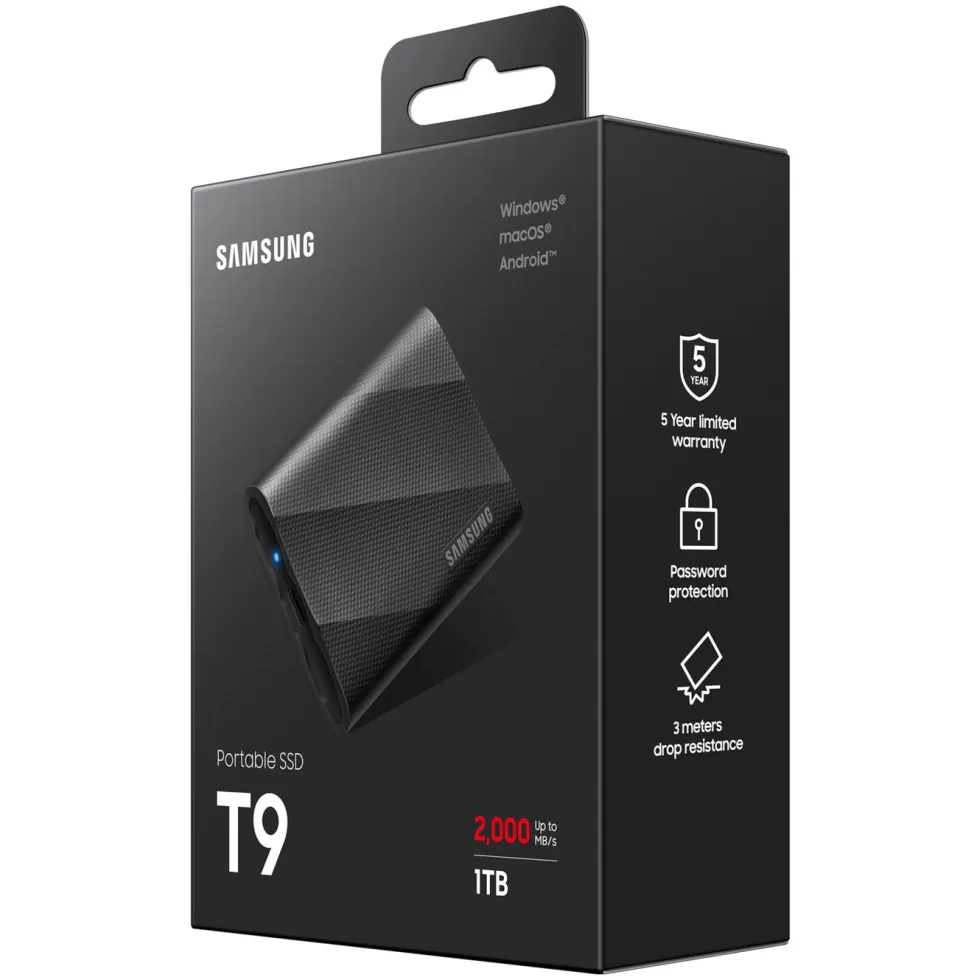 Samsung T9 Ekstern SSD-disk 1 TB
