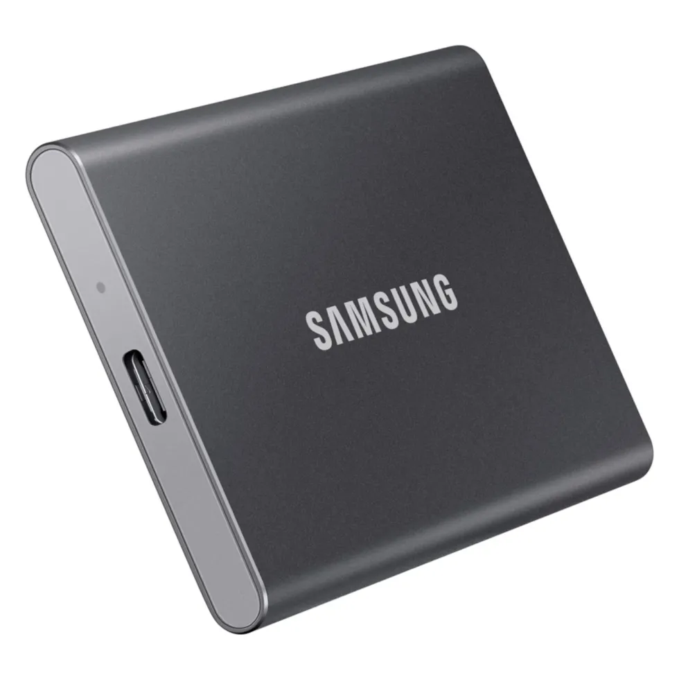 Samsung T7 Ekstern SSD-disk 1 TB Grå
