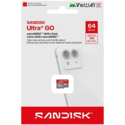 Sandisk microSD Ultra Go minnekort 64 GB – 140 MB/s