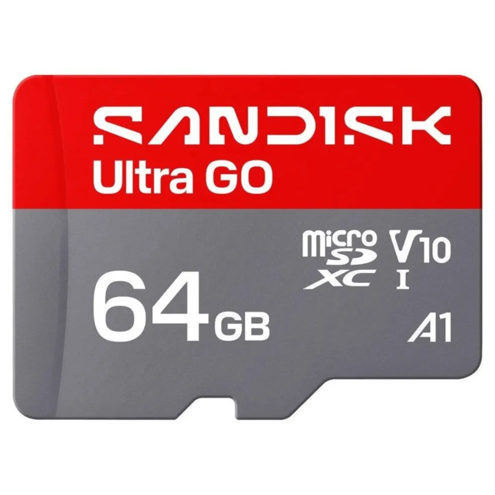 Sandisk microSD Ultra Go minnekort 64 GB – 140 MB/s