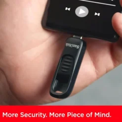Sandisk Ultra Slider USB-minne med USB-C 128 GB