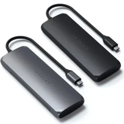 Satechi USB-C-multiadapter med SSD-plass Svart