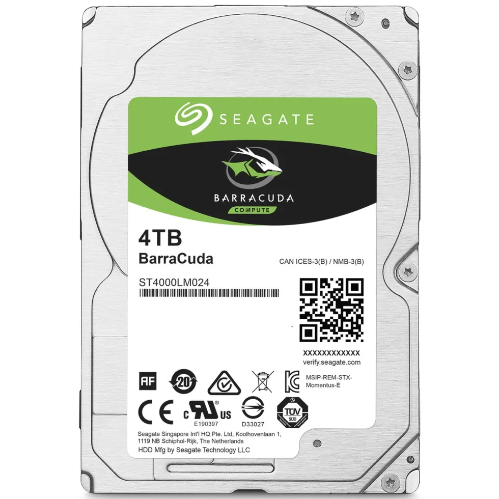 Seagate Barracuda Desktop Intern harddisk 3,5" 4 TB