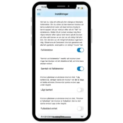 Sensorem Klokke med trygghetsalarm - Svart