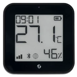 Shelly BLU H&T Display ZB sensor Svart