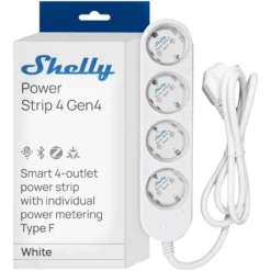 Shelly Power Strip 4 Gen4 Hvit