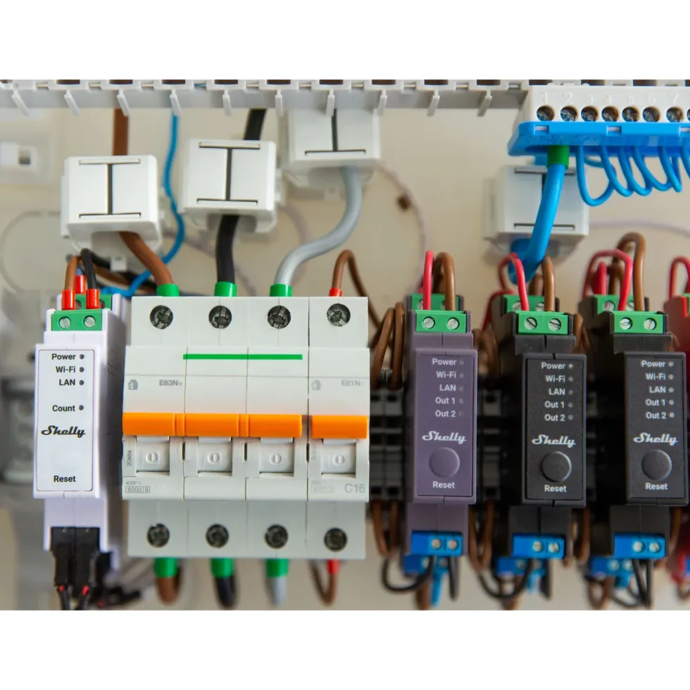 Shelly Pro 3EM Energimåler 120 A