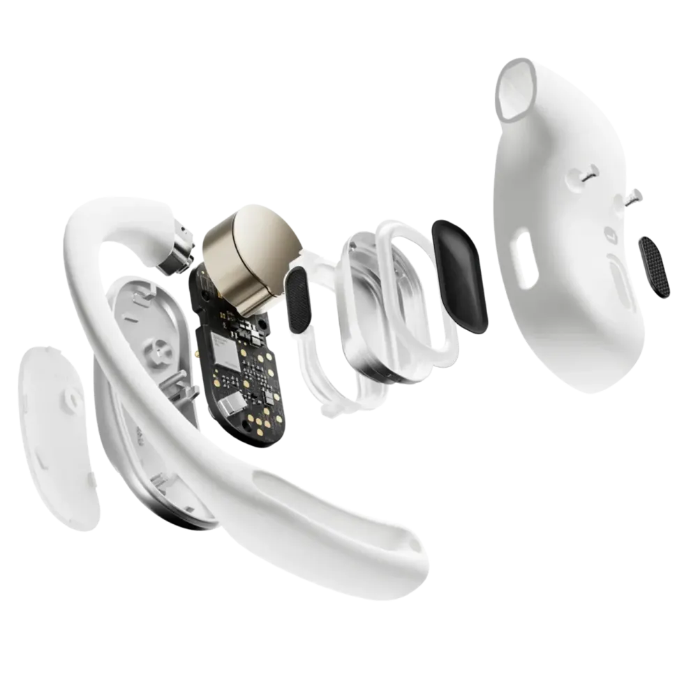 Shokz OpenFit Air Trådløse hodetelefoner Hvit