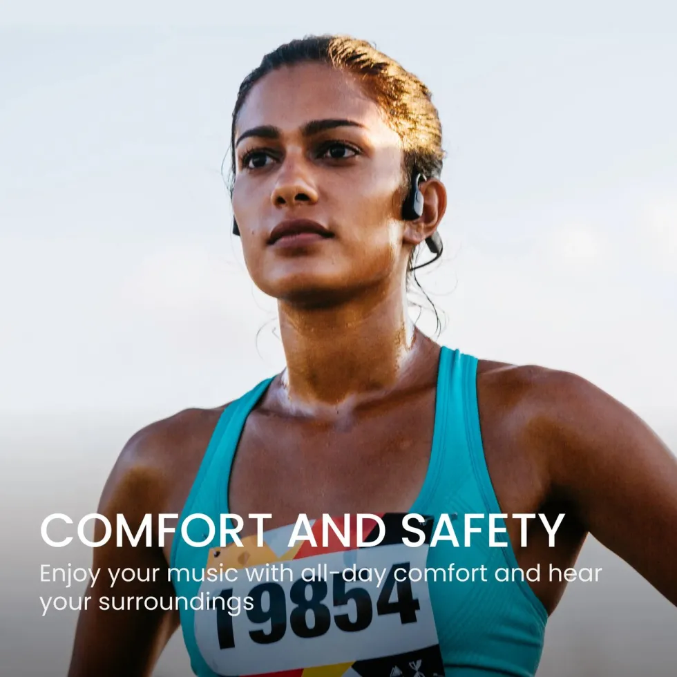 Shokz OpenRun Mini Trådløse hodetelefoner med USB-C
