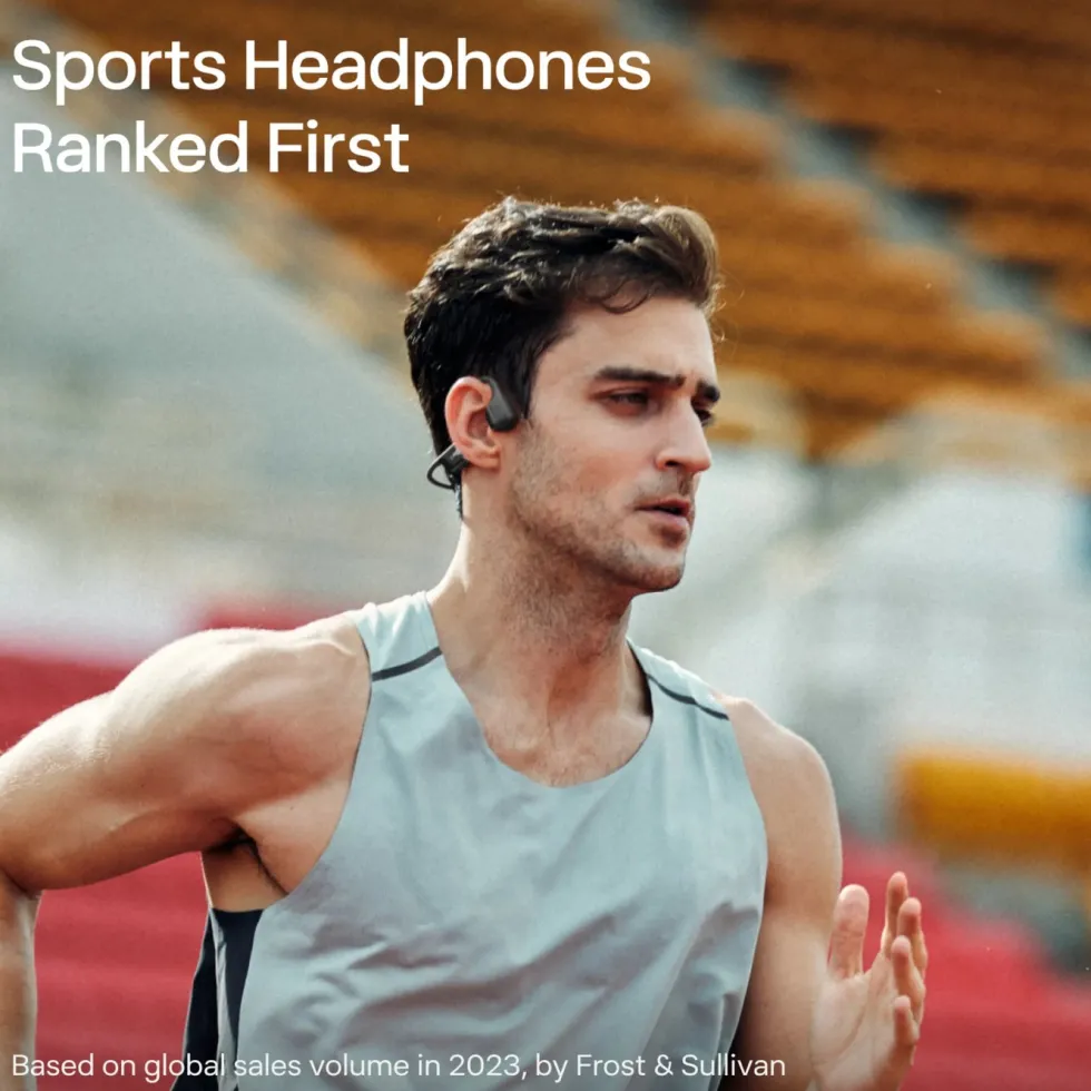 Shokz OpenRun Pro 2 Mini Trådløse hodetelefoner Svart