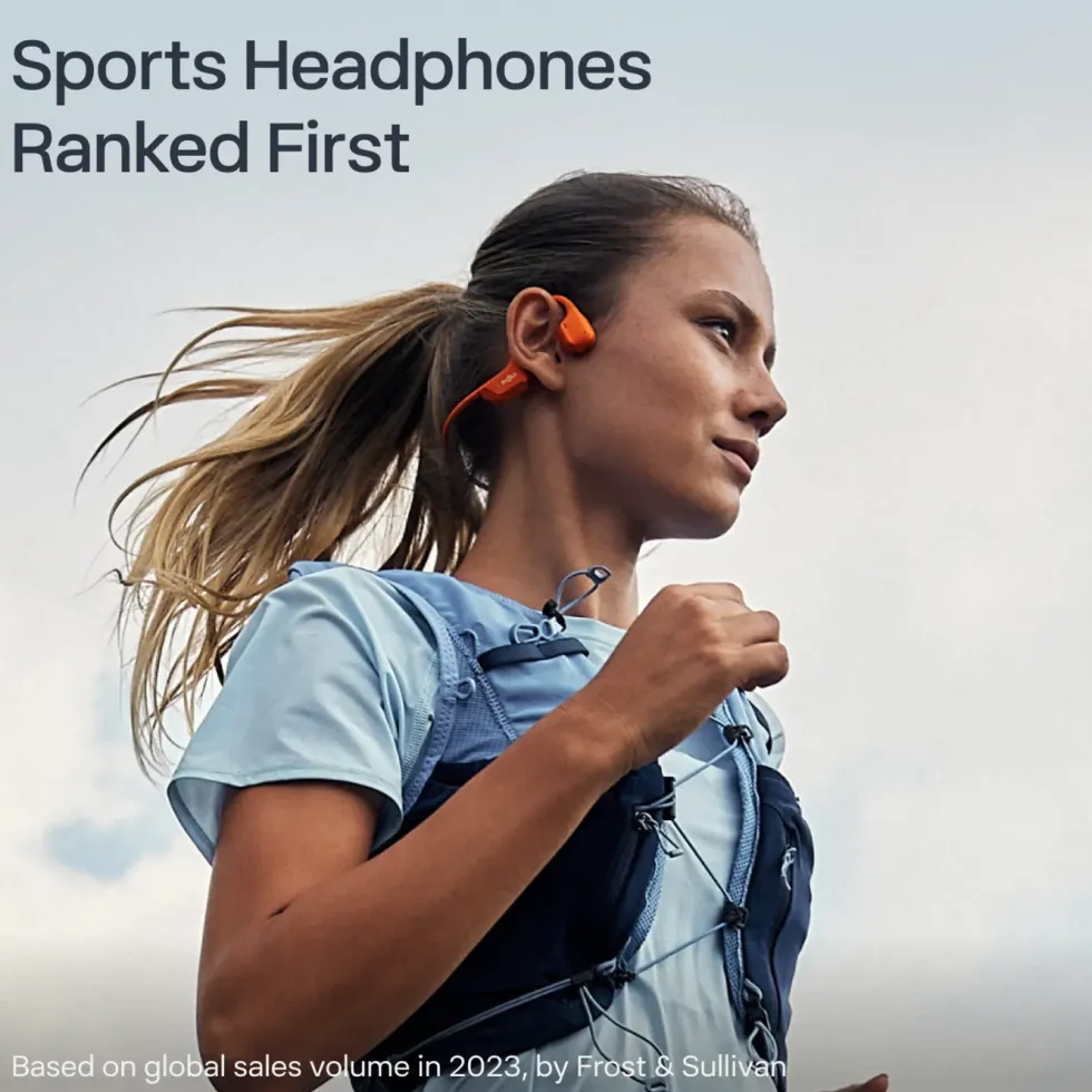 Shokz OpenRun Pro 2 Mini Trådløse hodetelefoner Oransje