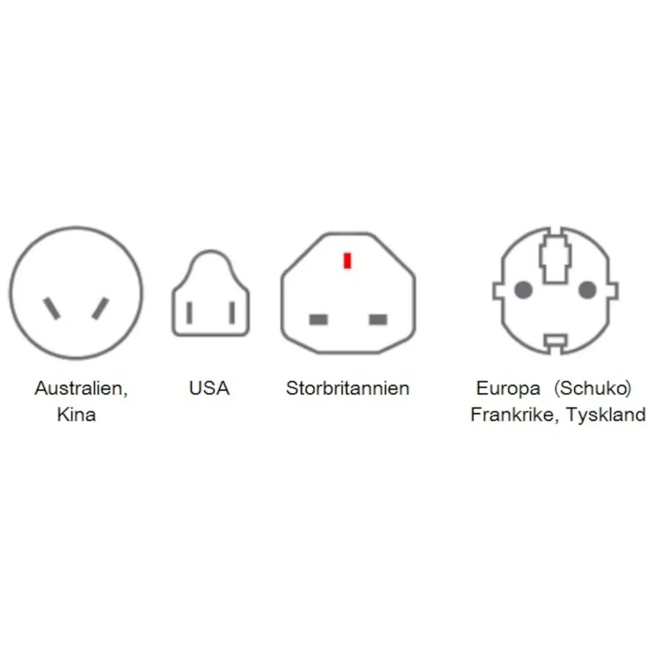 Skross Ujordet universalreiseadapter med USB