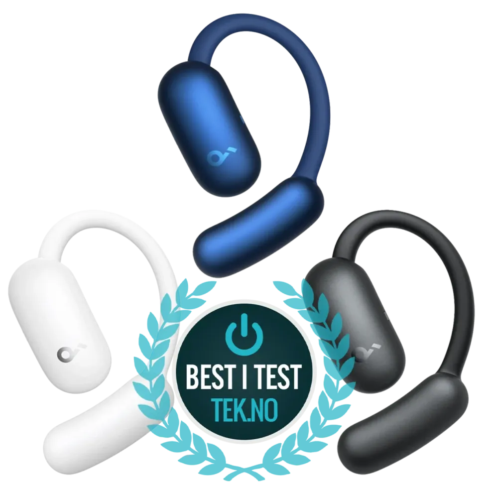 Soundcore AeroFit 2 Open-Ear-hodetelefoner Hvit