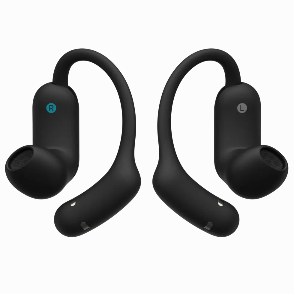 Soundcore AeroFit 2 Pro open ear-hodetelefoner med støyreduksjon Svart