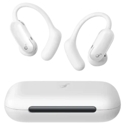 Soundcore AeroFit 2 Pro open ear-hodetelefoner med støyreduksjon Hvit