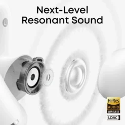 Soundcore AeroFit 2 Pro open ear-hodetelefoner med støyreduksjon Hvit