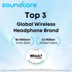 Soundcore AeroFit 2 Pro open ear-hodetelefoner med støyreduksjon Hvit