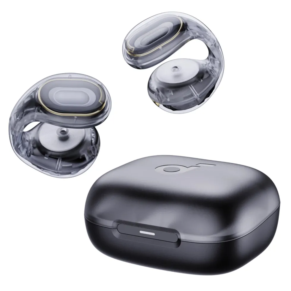 Soundcore C30i open ear-hodetelefoner med clip-on-design Svart