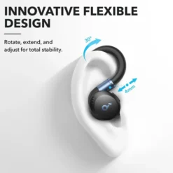 Soundcore Sport X20 trådløse hodetelefoner med støyreduksjon Svart
