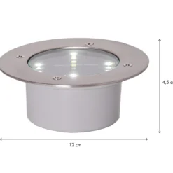 Star Trading Solcellsspotlight Decklight Sølv