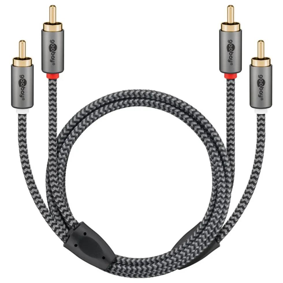 Stereo RCA-kabel 2 m