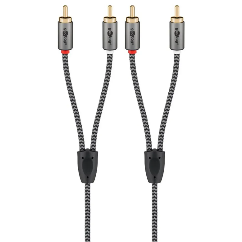 Stereo RCA-kabel 0,5 m
